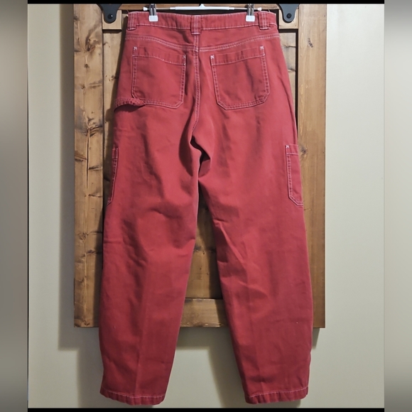 Garage Dani Carpenter Utility Pants In Red Size 7 - Picture 5 of 15